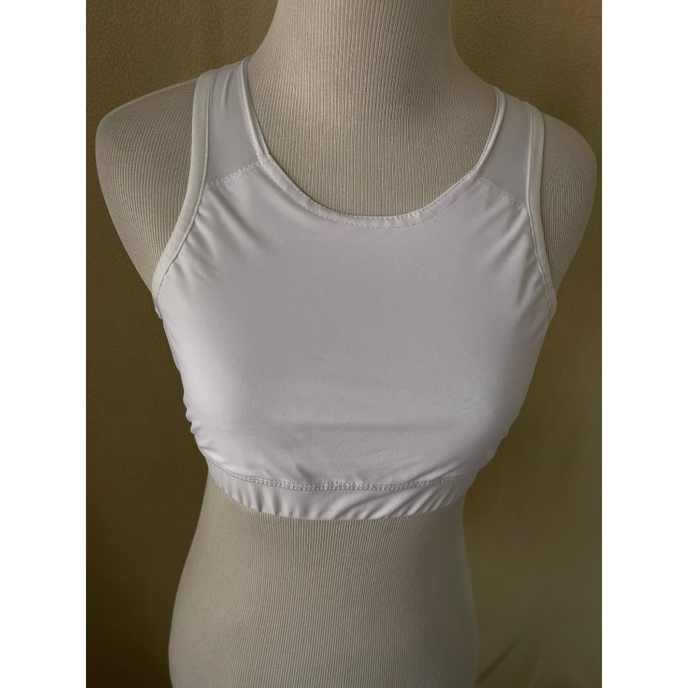 Idtswch White Mesh Back Sport Bra - Picture 2 of 11